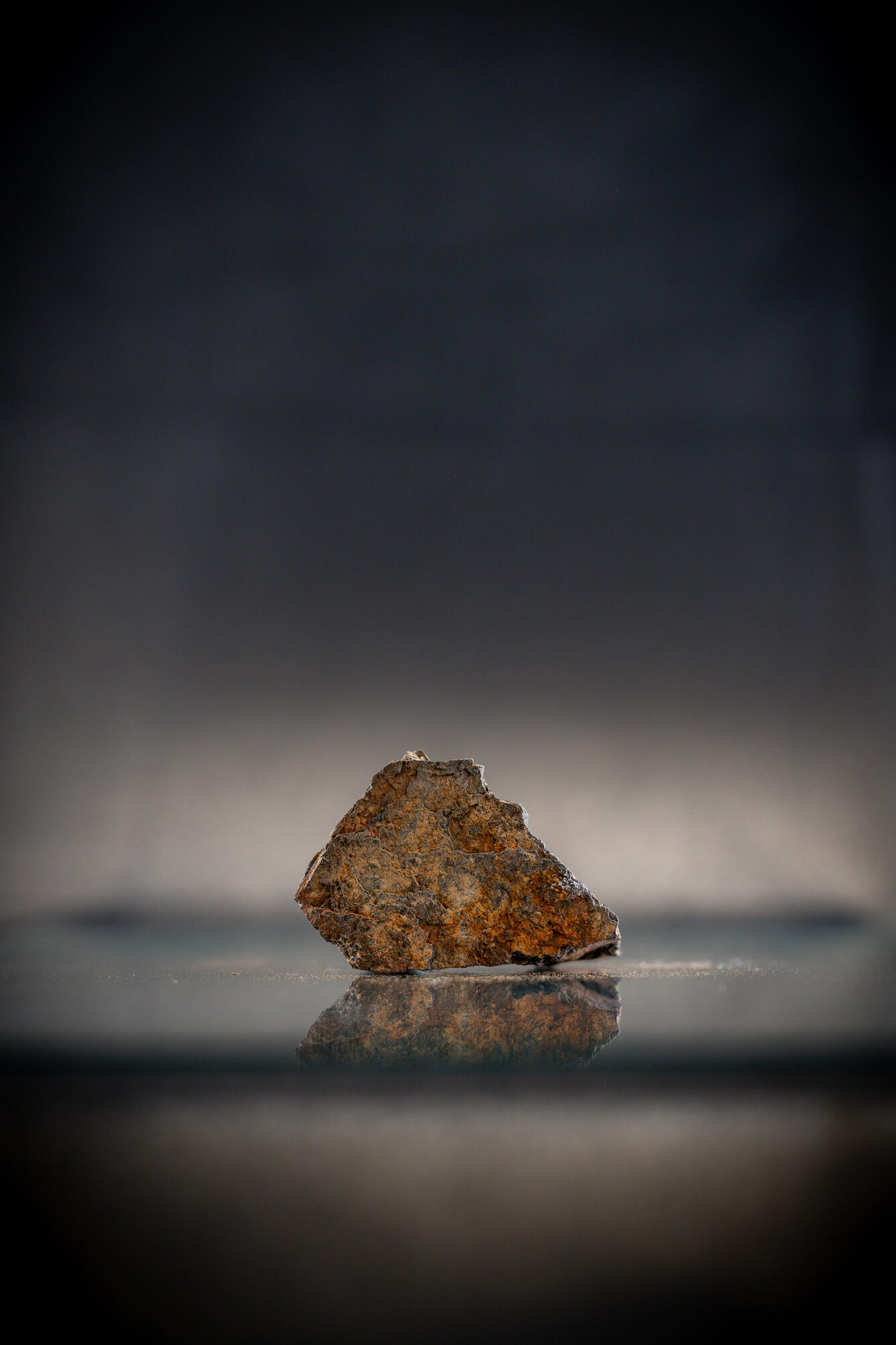 Isolated magnetite specimen from the USGS mineral collection.