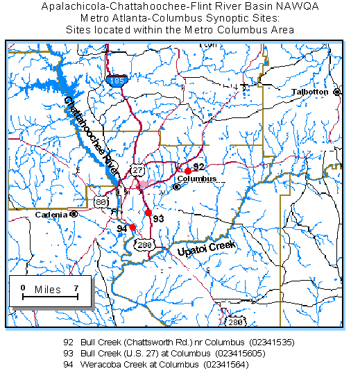 Special Studies, Synoptic Columbus Sites, ACF River Basin