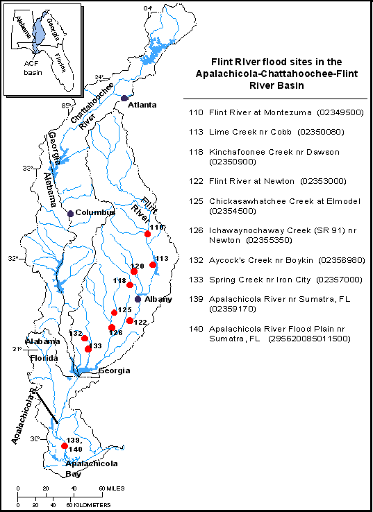 Special Studies, Synoptic Flint River Flood Sites, ACF River Basin