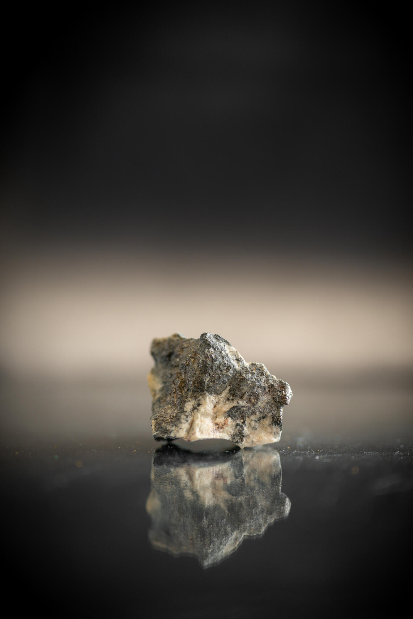Isolated molybdenite specimen from the USGS mineral collection.