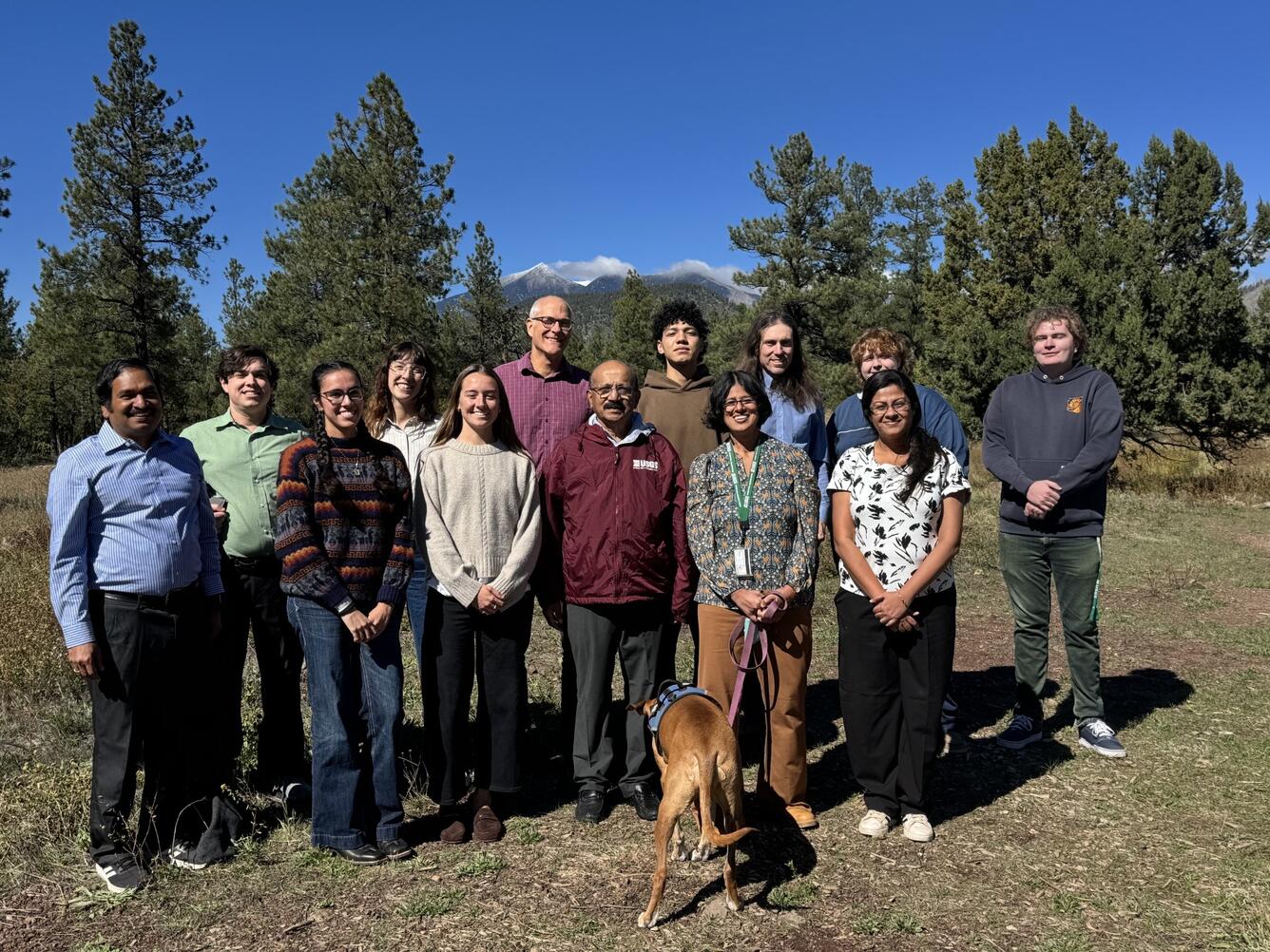 GFSAD team members standing shoulder to shoulder in Buffalo Park