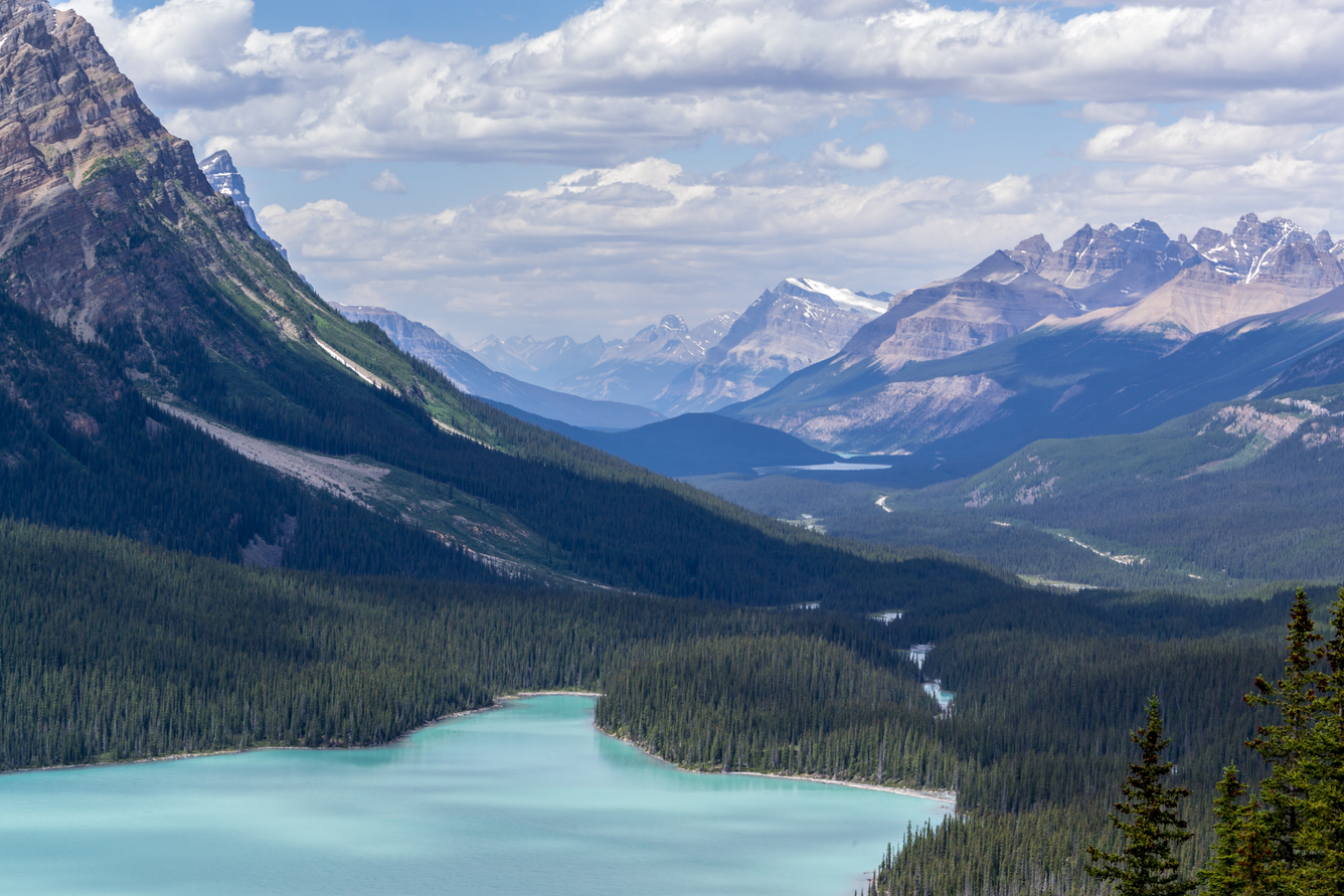 Image of mountain valley and stream