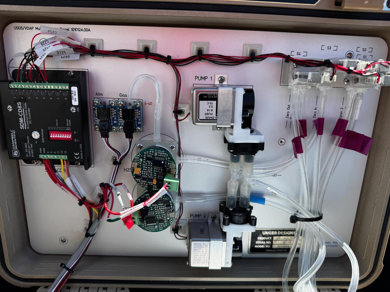 Color photograph of instrumentation 