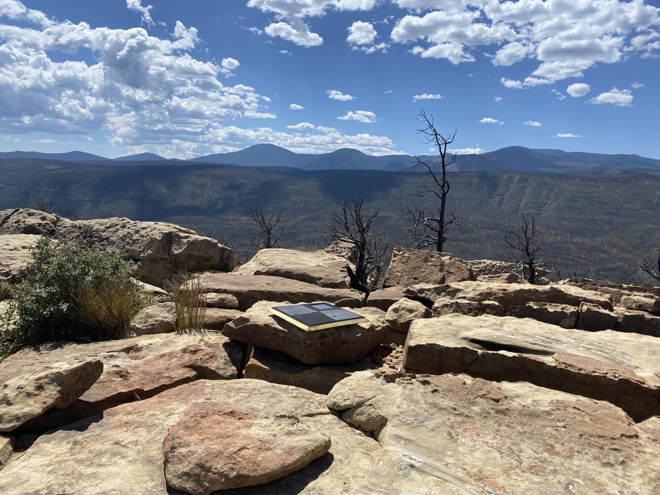 UAS ground control point survey targets deployed along the Cimarron Canyon in New Mexico