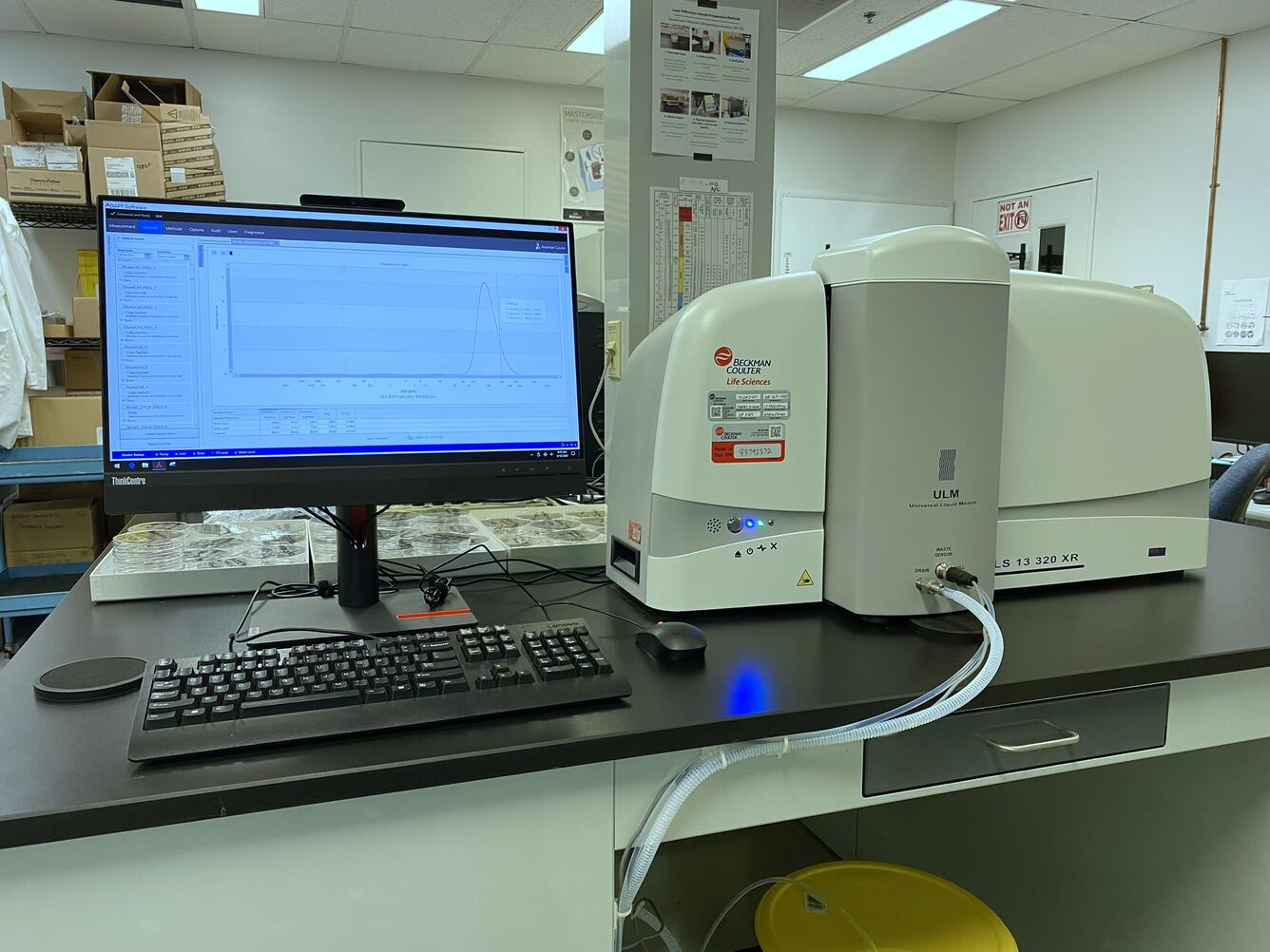 Beckman Coulter LS 13 320 XR at the Laser Diffraction Lab at FBGC