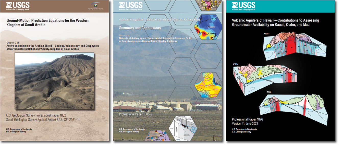 Front cover of three Professional Papers