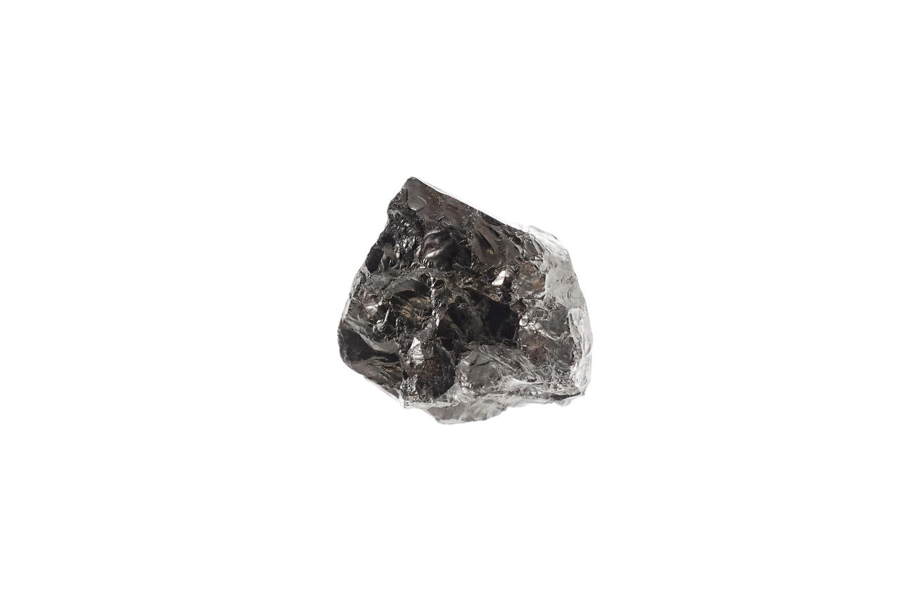 Isolated pyrite specimen from the USGS mineral collection.