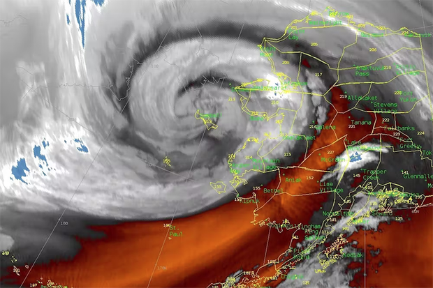 Extratropical Typhoon Merbok