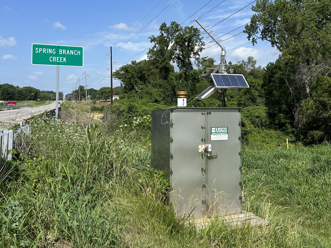 Spring Branch Creek streamgage