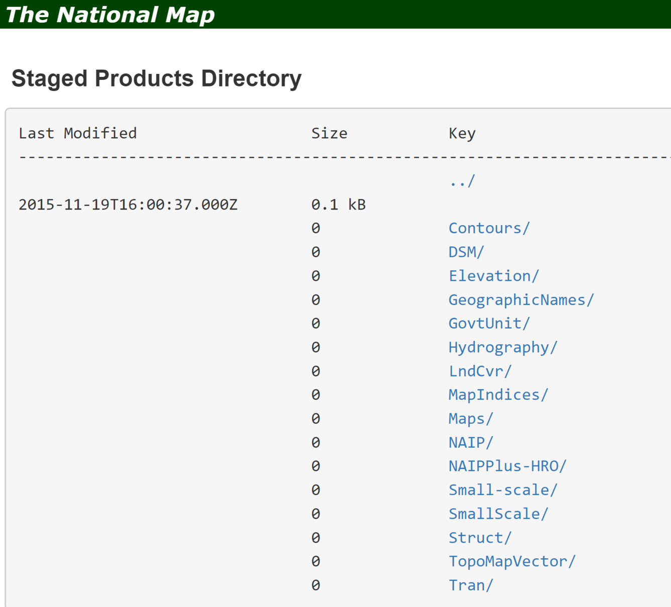 Image of The National Map downloadable data
