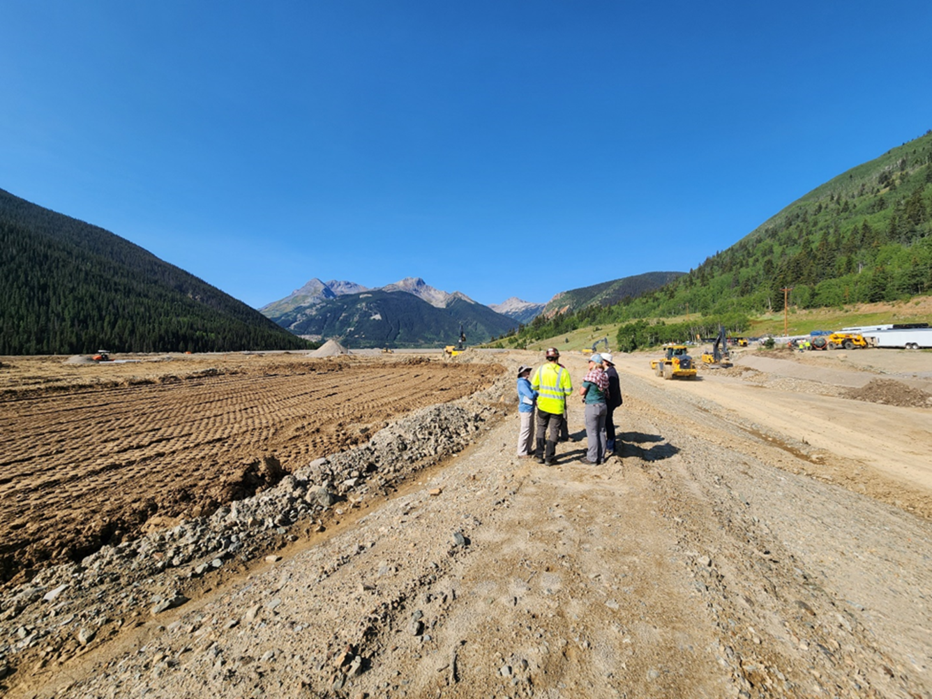 Tailings piles at abandoned mine sites