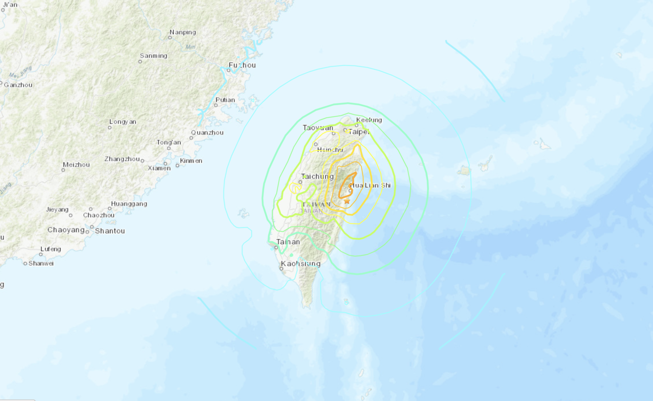 taiwan earthquake