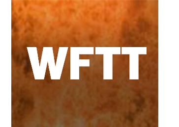 Acronym WFTT stands for Wildland Fire Trends Tool over a background of flames
