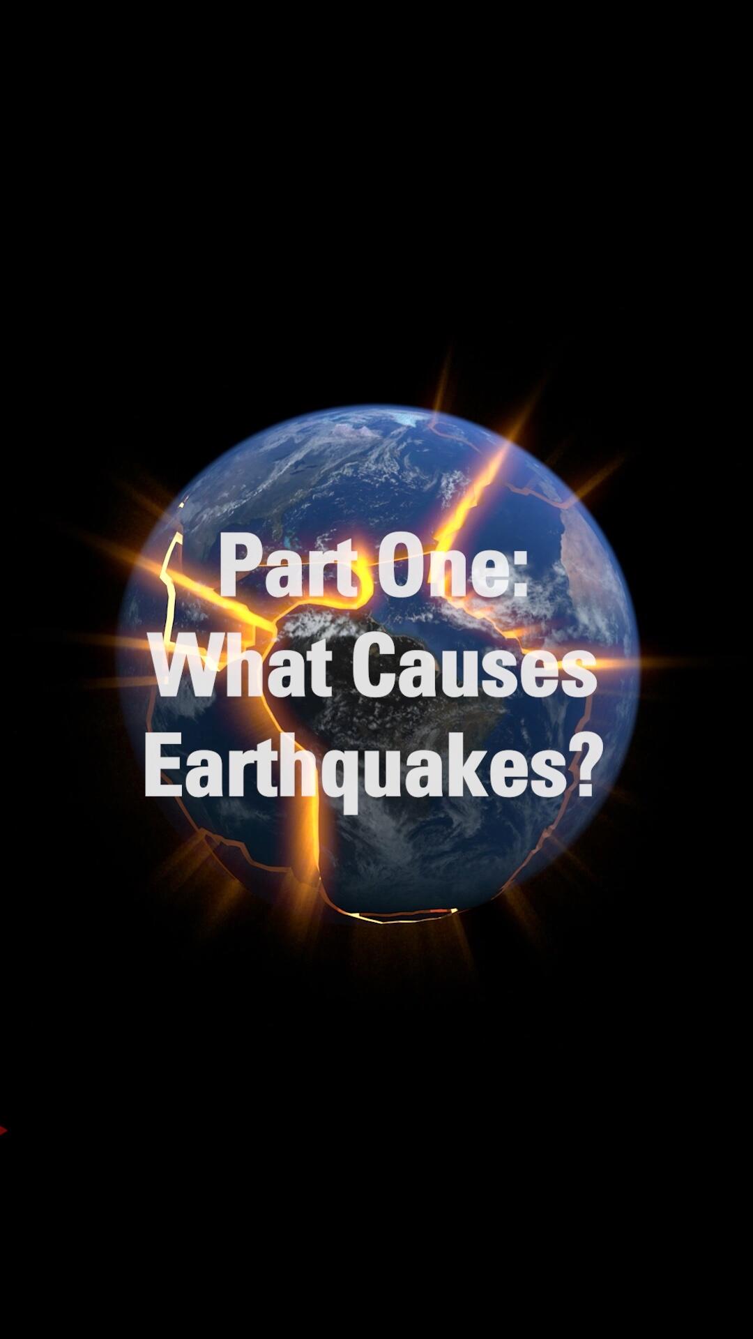 Video of Earth with a glowing crack through it.