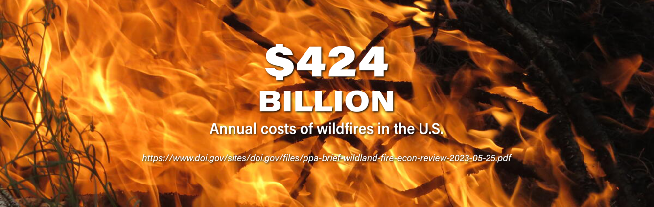 $425 Billion - Annual cost of wildfire in the U.S.