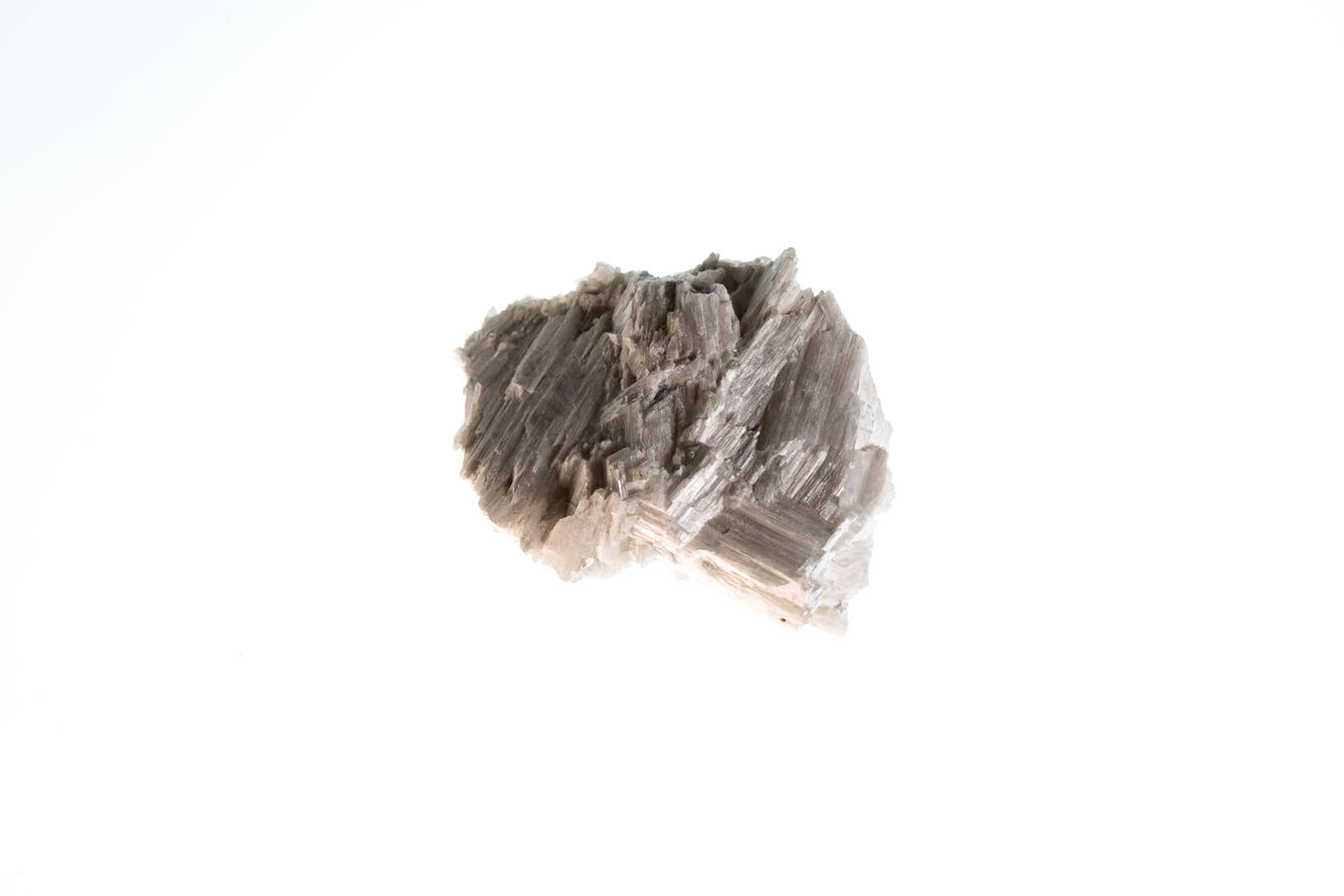 Isolated wollastonite specimen from the USGS mineral collection.