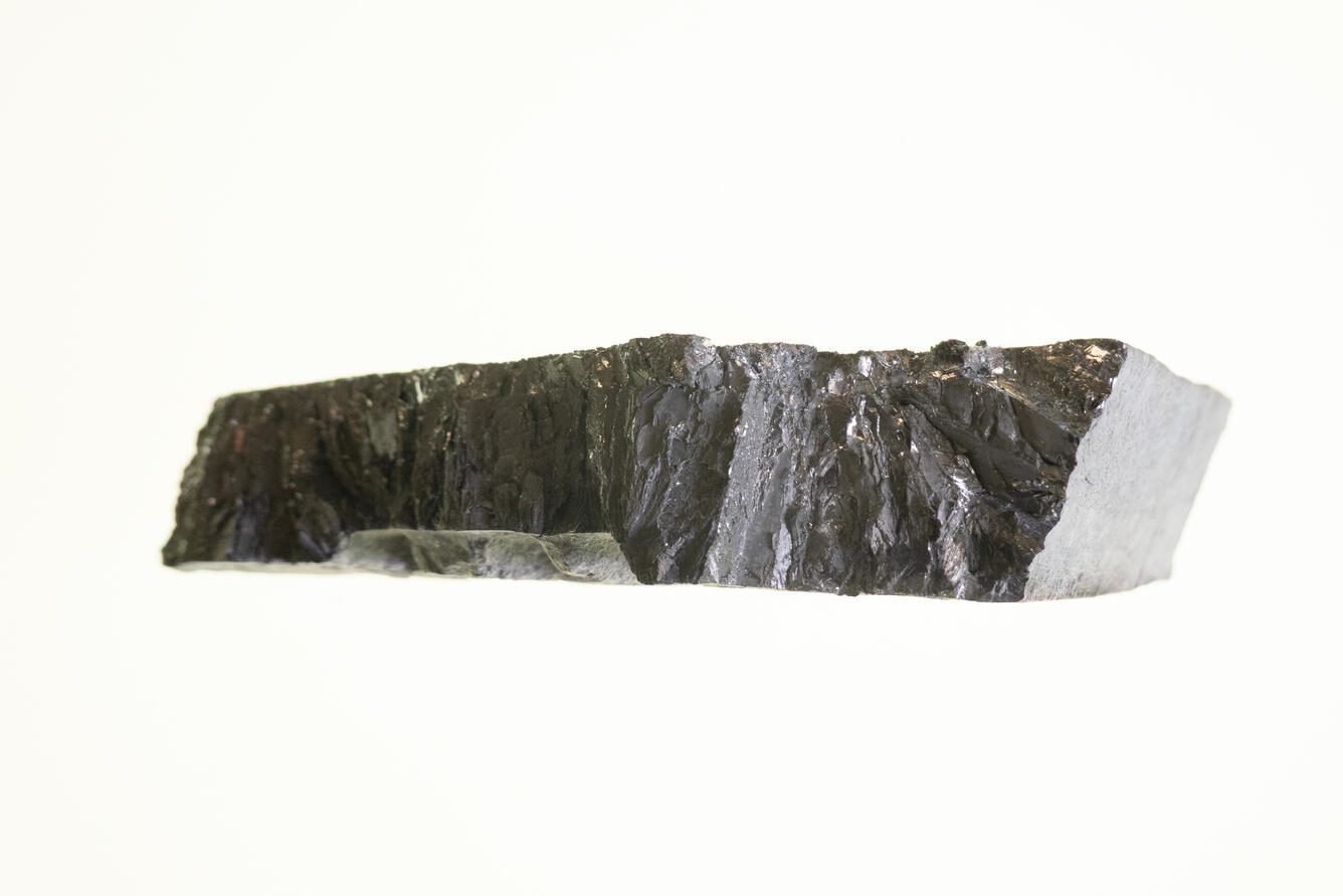 Isolated zinc specimen from the USGS mineral collection.