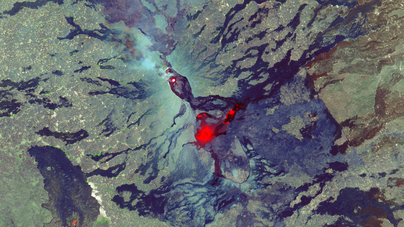 Landsat 8, Erte Ale, Ethiopia volcano, eruption 2017