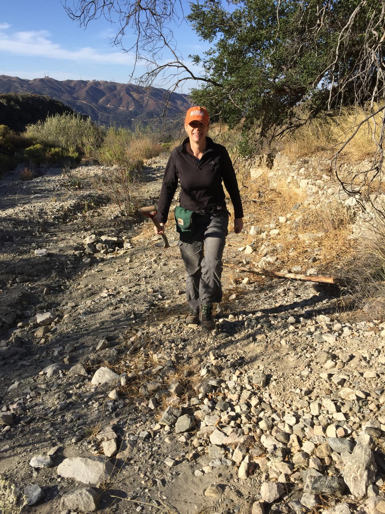 Research geologist Kate Scharer 