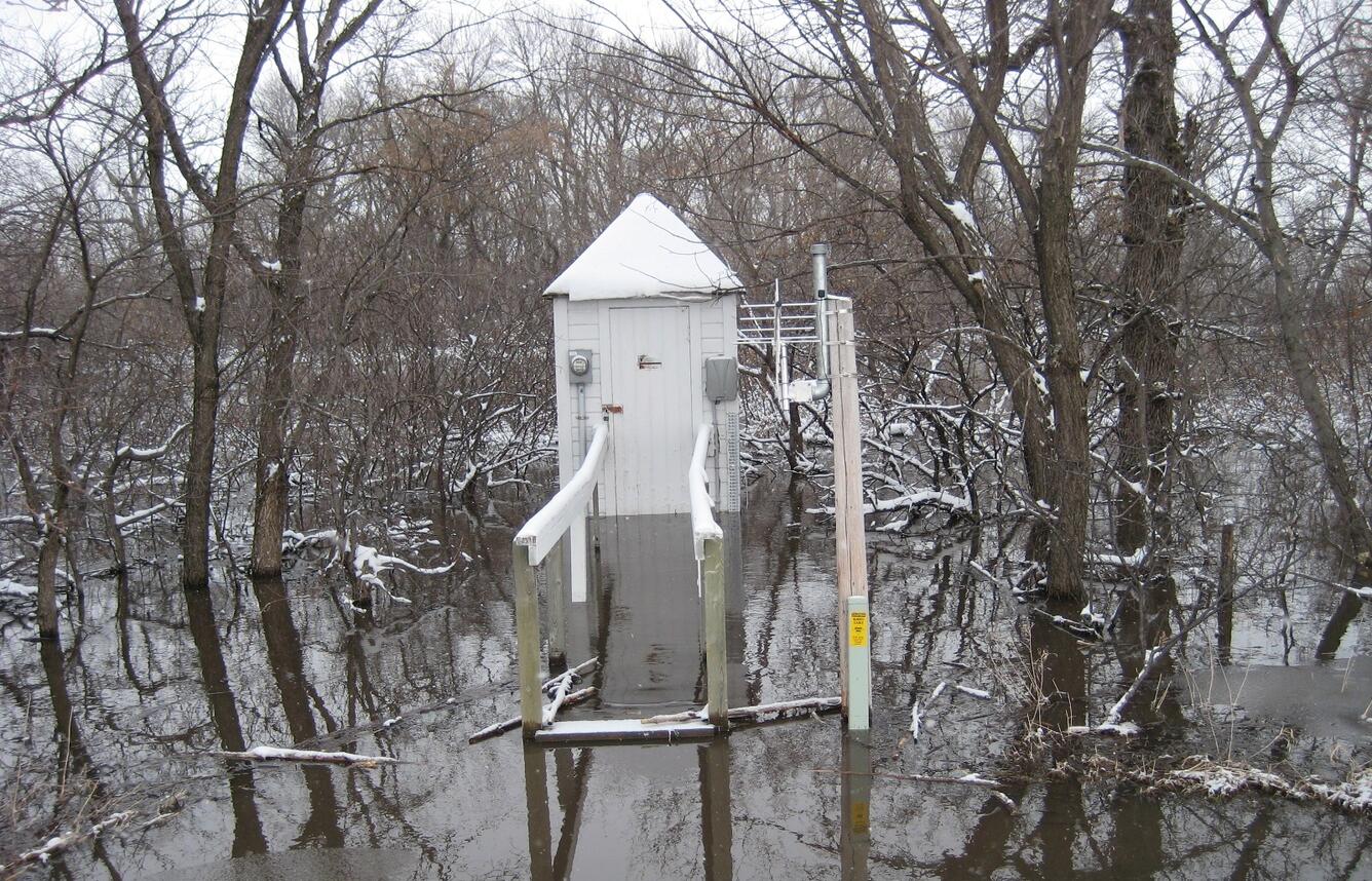 USGS Stream gage 5053000 Wild Rice River nr Abercrombie, ND