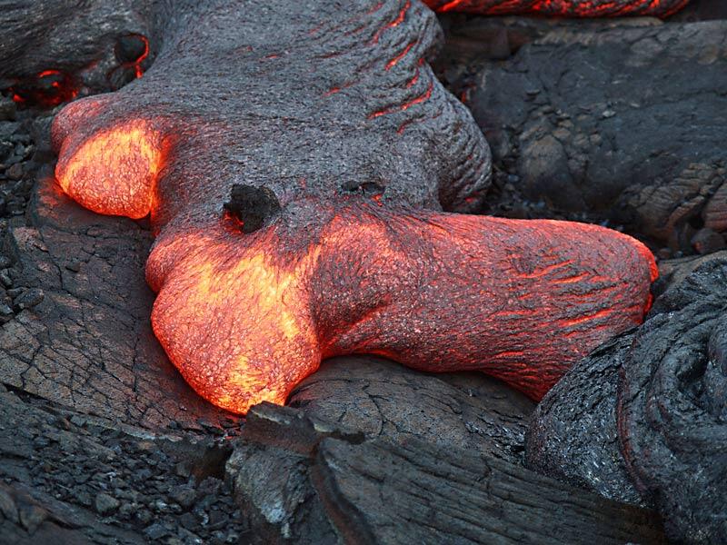 This is a photo of PKK finger northeast of active lava delta.