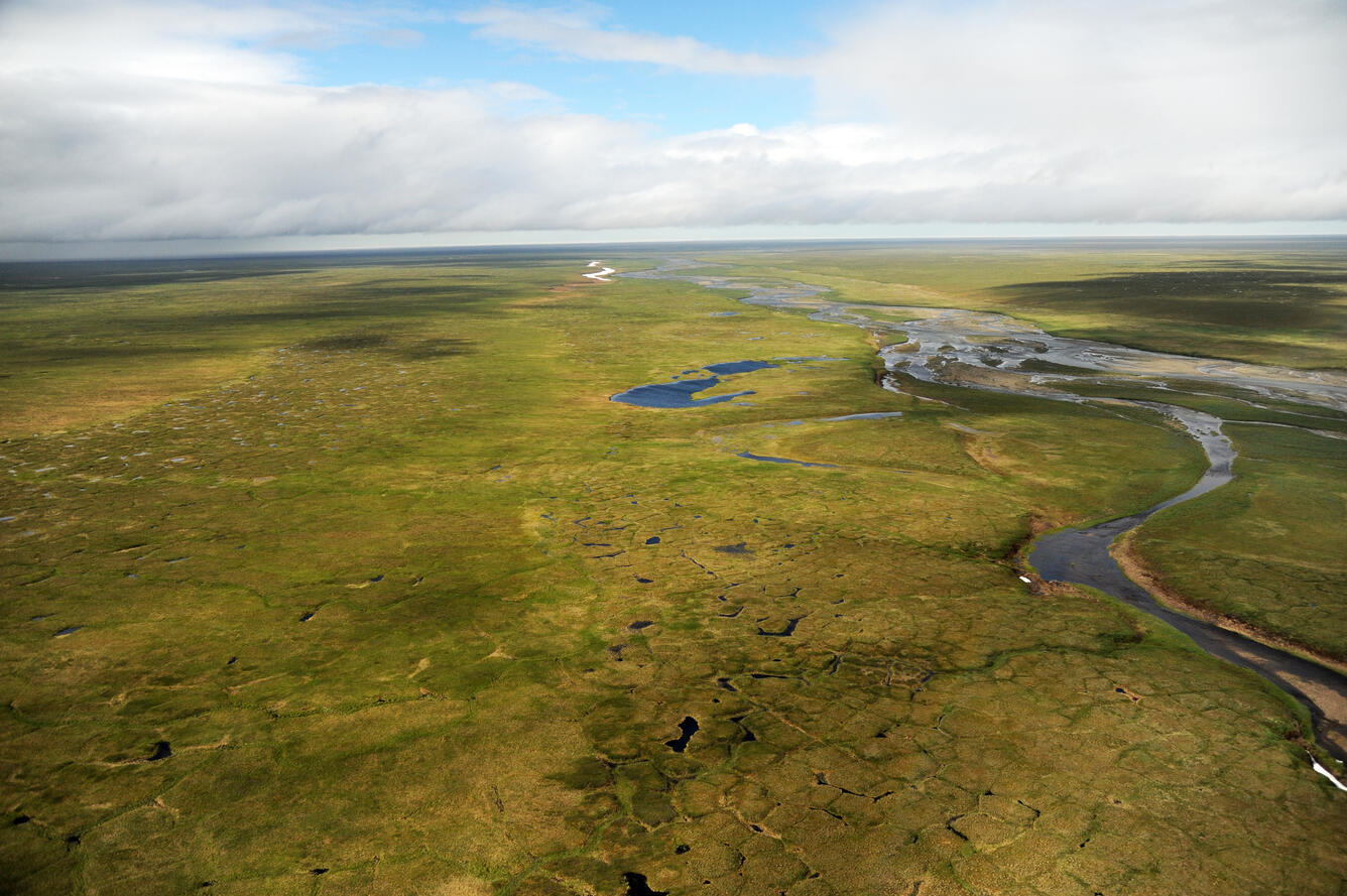 Camden Bay from west-central ANWR-1002 Area 