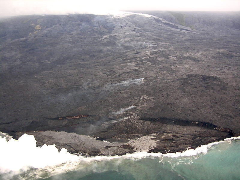 This is a photo of East Lae`apuki lava delta.