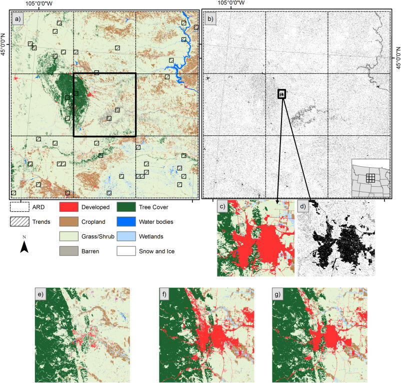 Figure showing training data sources for USGS LCMAP project