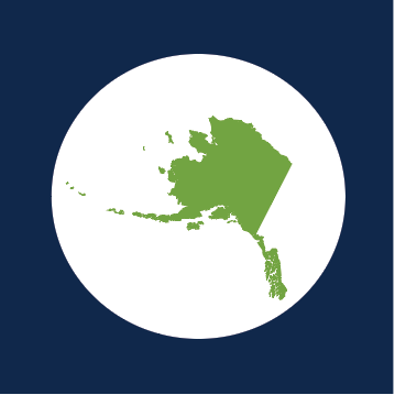 Image of the state of Alaska