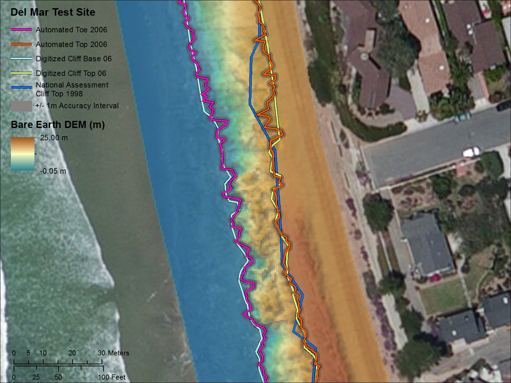 graphic of Del Mar California test site