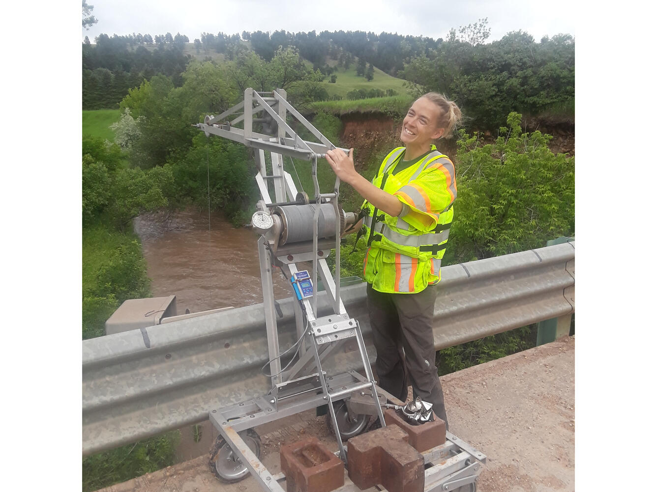 Discharge Measurement on Whitewood Creek above Whitewood, SD