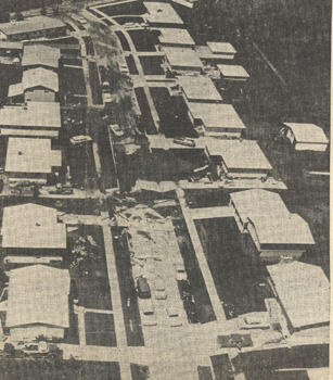 Damage on Pierre Street in Rapid City, 1962 Flood