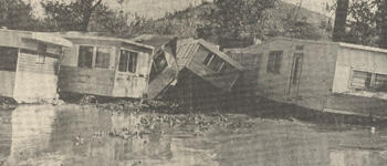 Mobile homes in Rapid City July 13, 1962