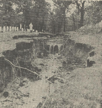 Flash flood in Whitewood on July 13, 1962