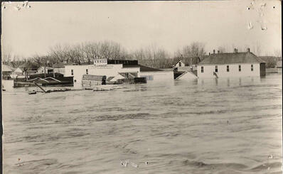 Destruction in Belle Fourche, SD 1924