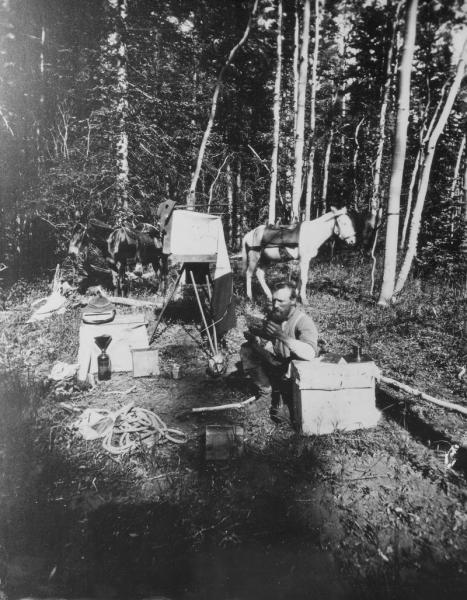 Black and white historical restoration photo - Sioux Falls, SD