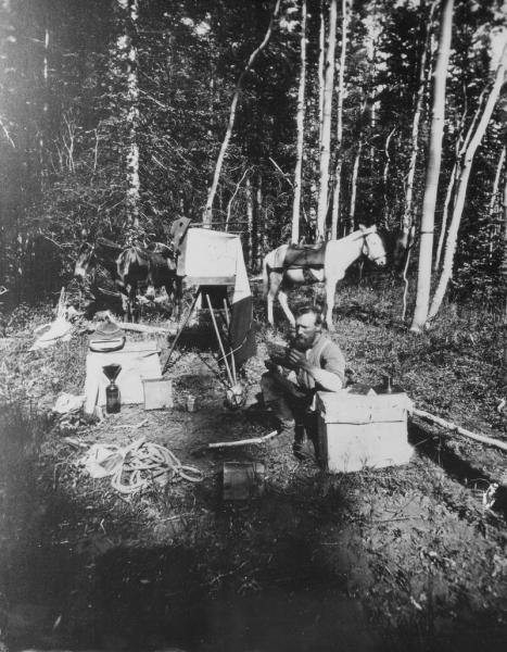 Black and white historical restoration photo - Sioux Falls, SD 