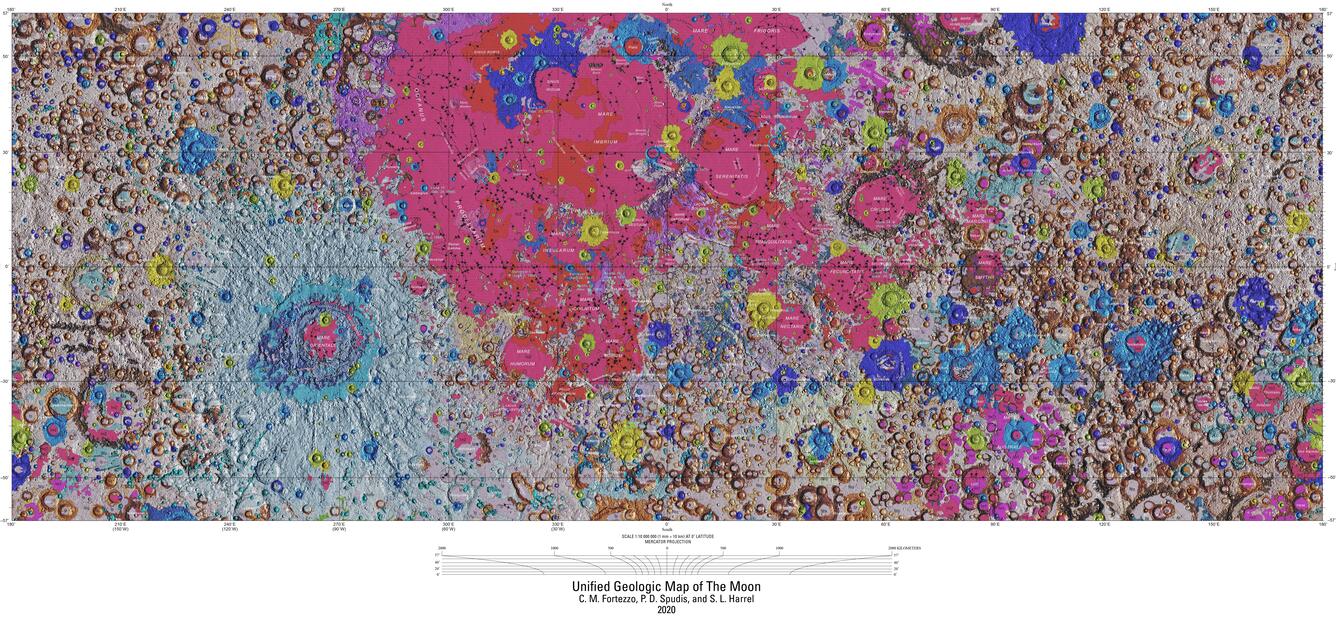 Unified Geologic Map of The Moon