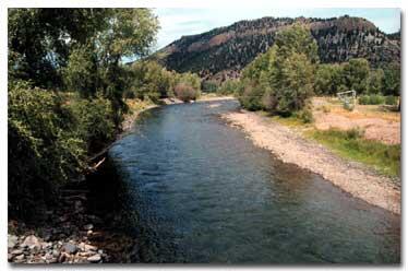 Lake Fork at Gateview, August 2000
