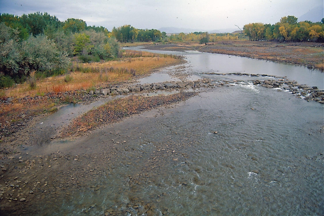 North Fork Gunnison River near Hotchkiss, October 2001