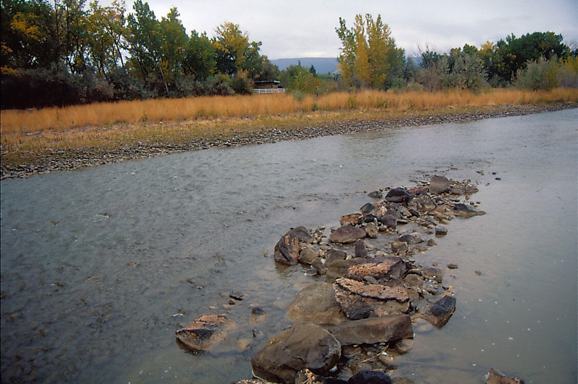 North Fork Gunnison River near Hotchkiss, October 2001