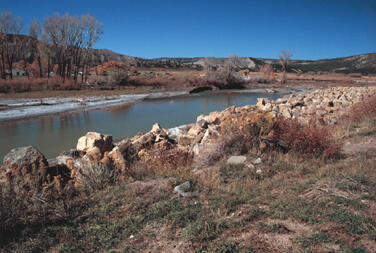 Uncompahgre River at Ridgway, October 2003