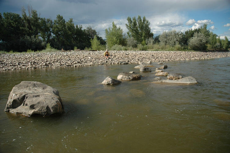 North Fork Gunnison River near Hotchkiss, August 2005