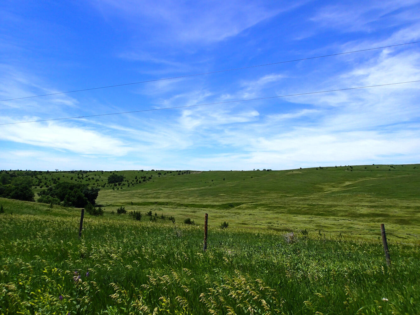 Rolling hills near Howe, NE