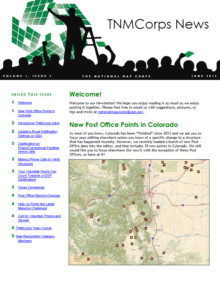 THUMBNAIL TNMCorps Newsletter: June 2015 (Vol.1, Iss.5)