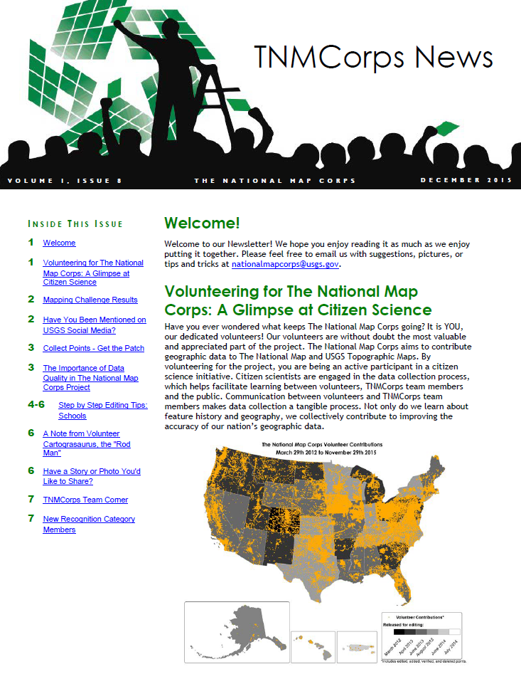 THUMBNAIL TNMCorps Newsletter: December 2015 (Vol.1, Iss.8)