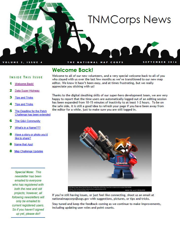 THUMBNAIL TNMCorps Newsletter: September 2016 (Vol.2, Iss.4)