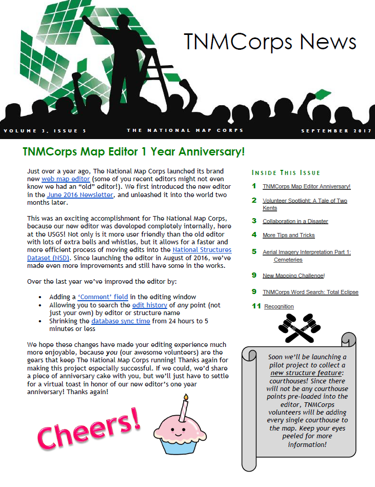 THUMBNAIL TNMCorps Newsletter: September 2017 (Vol.3, Iss.5)