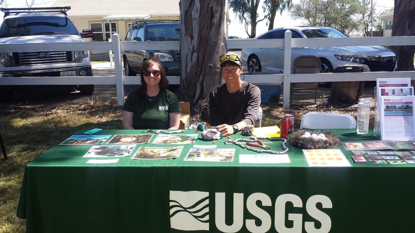 USGS ecologists at the 2018 Suisun Marsh Field Day