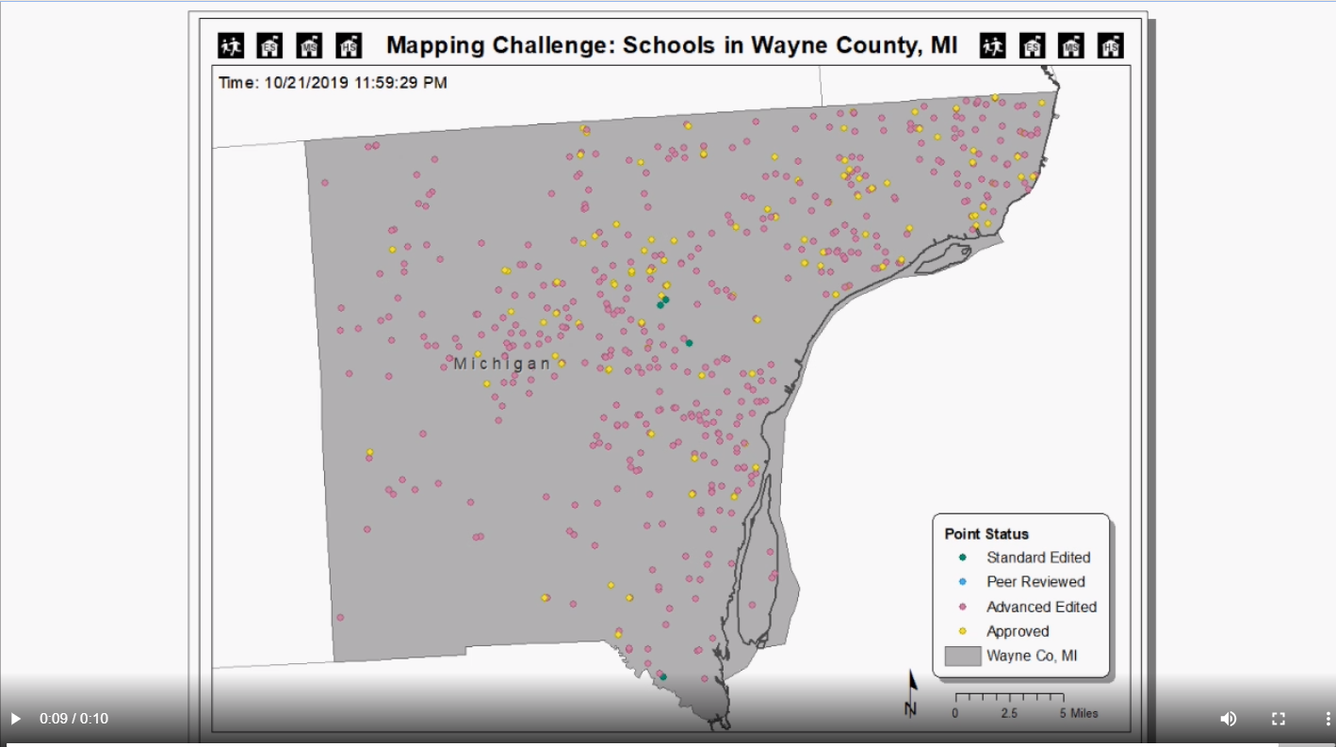 TNMCorps Mapping Challenge: Summary Results for Wayne Co, MI Schools